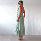 Ruffles And Champagne Dress