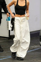 Bella Hailey Inspired JL Cotton Parachute Cargo Pant
