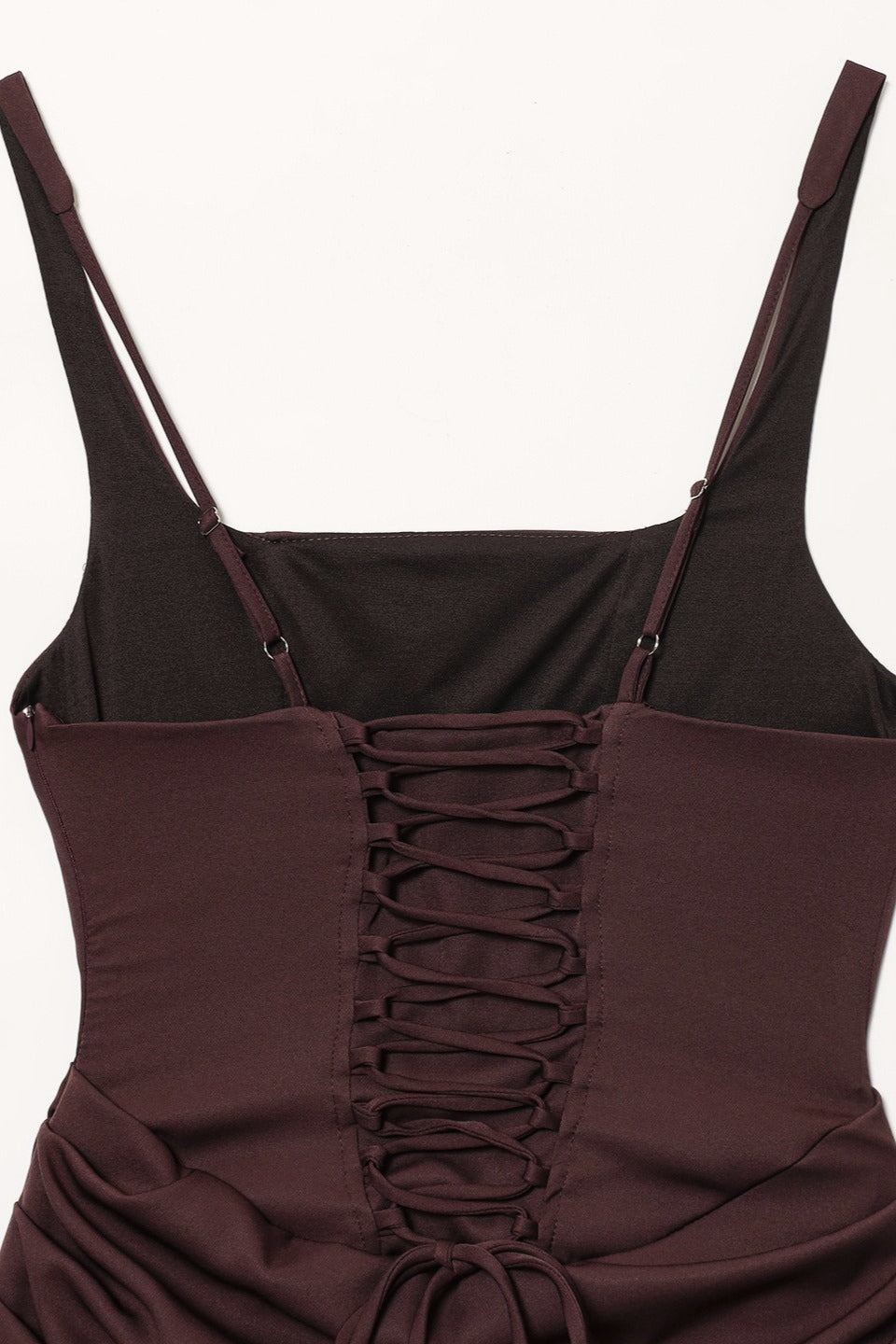 Strapless Bow Tie Detail Bodycon Mini Dress