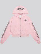 Retro Cross Letter Print Hoodie Sweatshirts