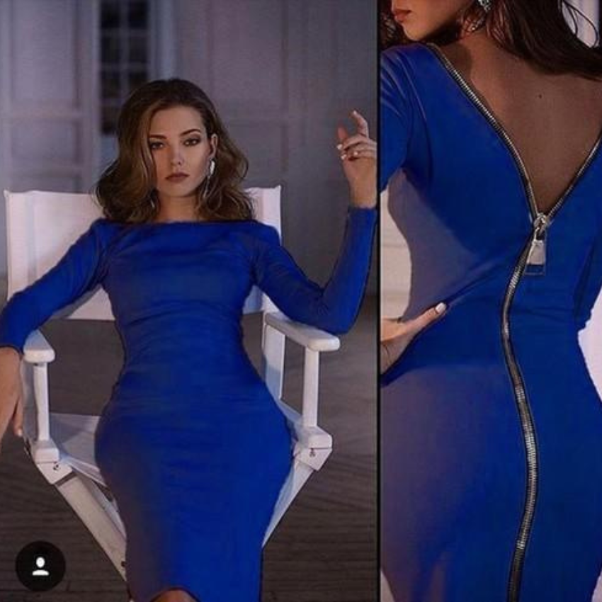 Jacinta Exclusive Bodycon Dress Midi Elevated Occasion Wear