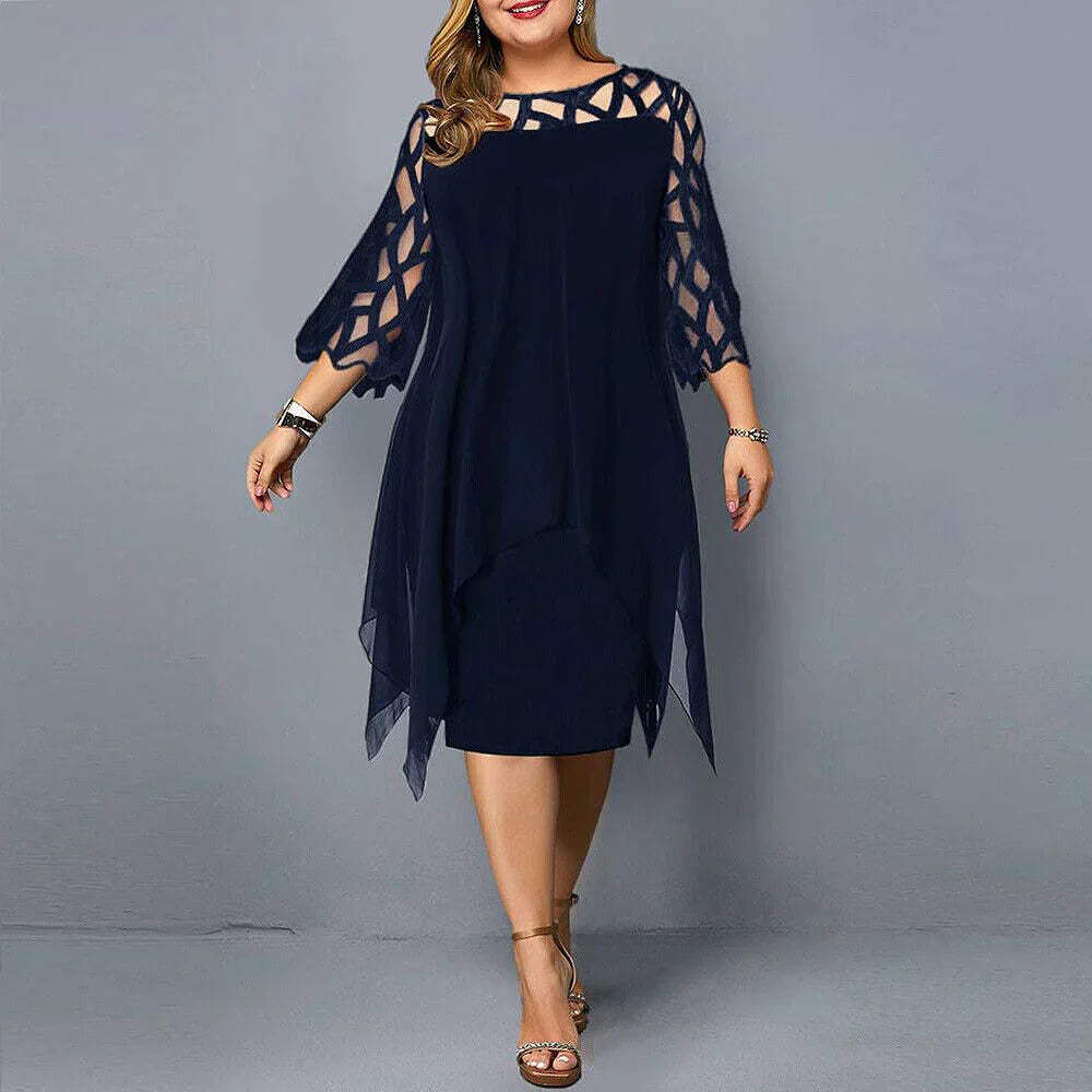 Jenny Boutique Women's Party Dress Midi Evening Wear Edit