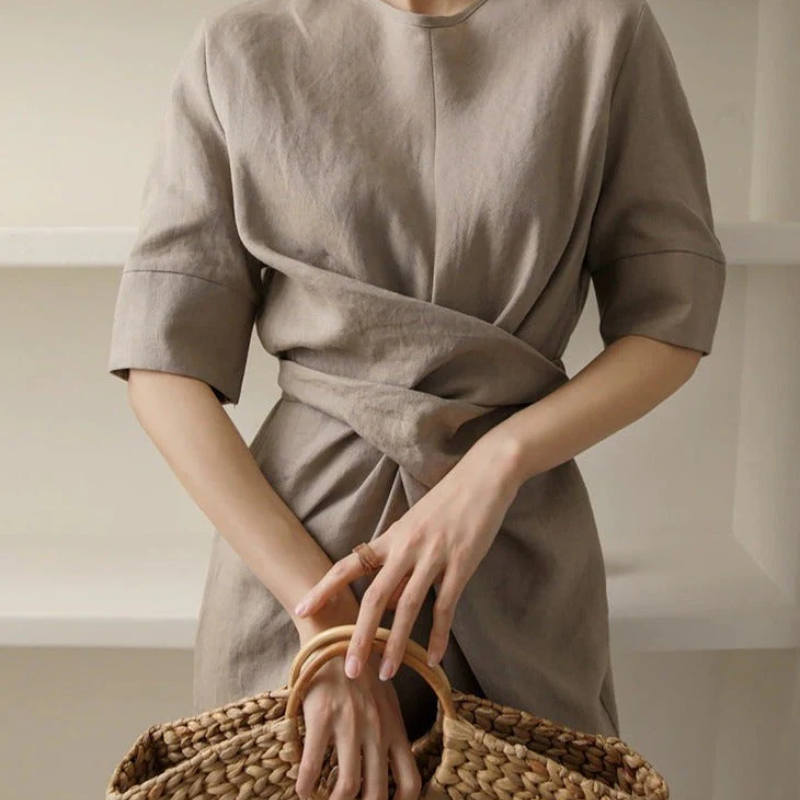 Josefina Timeless Lange Wrap Dress Midi Evening Wear Edit