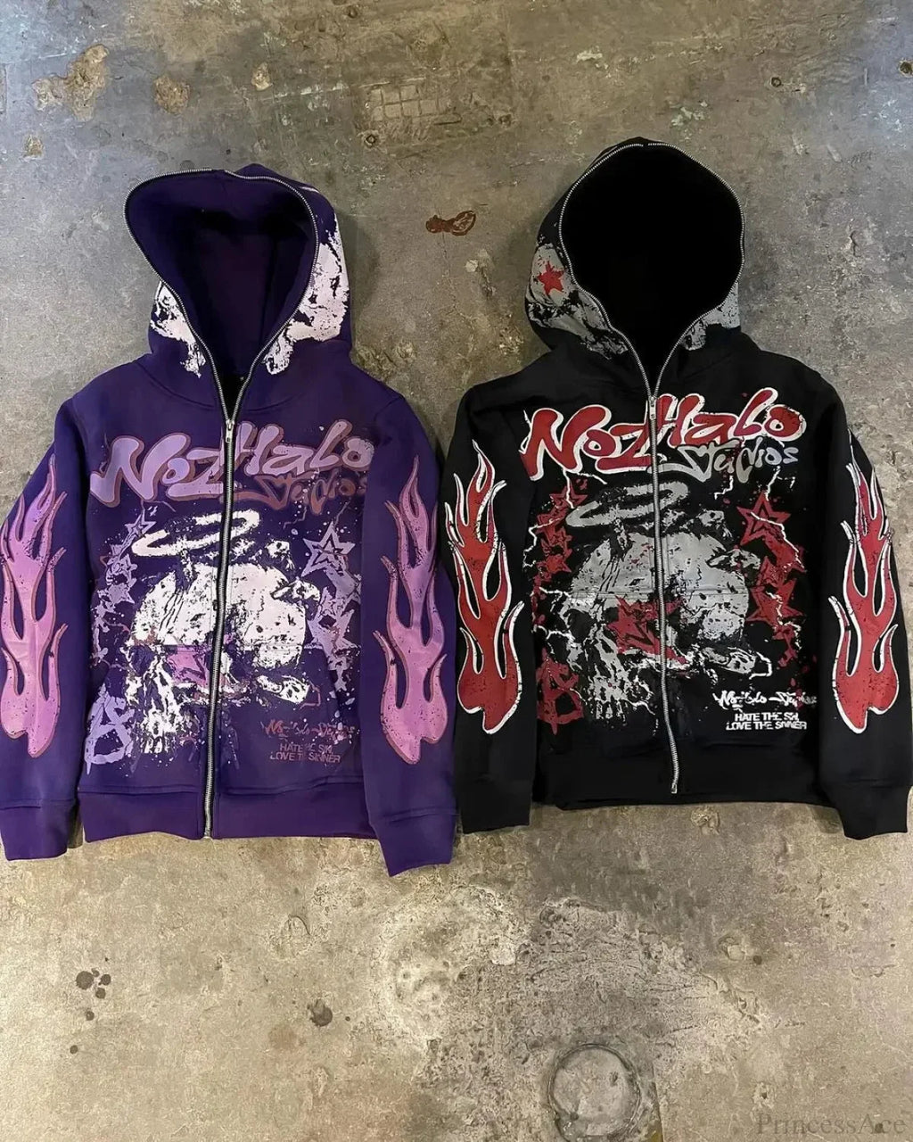 Dark Blazer Sleeve Zip Hoodie