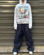 Dark Character Pictorial Zip Hoodie