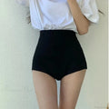 Dark Elevated Waist Booty Short