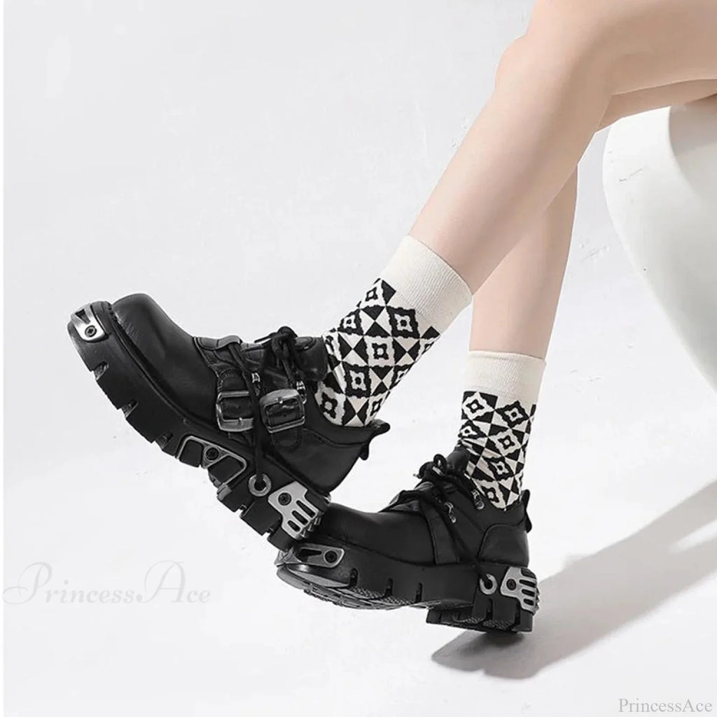 Dark Fire Carved Elevated Sneaker