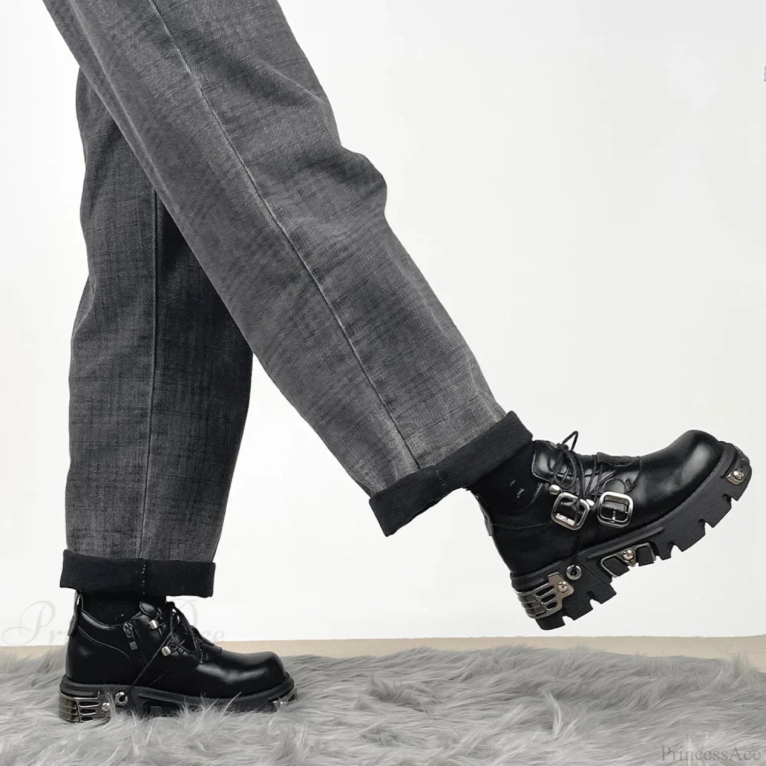 Dark Fire Carved Elevated Sneaker