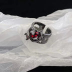 Dark Gothic Crimson Ring