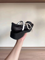 Dark Platform Moving Tennis Shoe