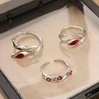 Dark Red Crystal Band