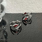 Dark Red Crystal Band