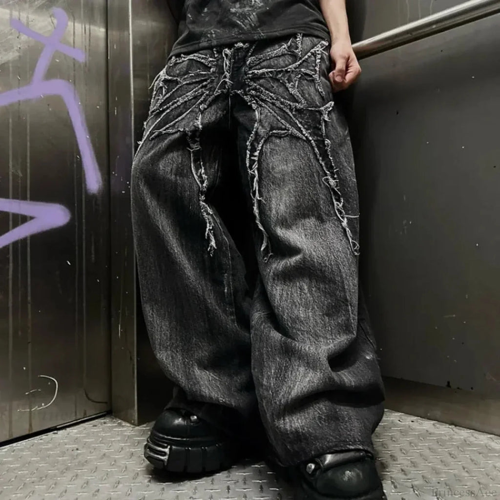 Dark Vintage Cleaning Trousers