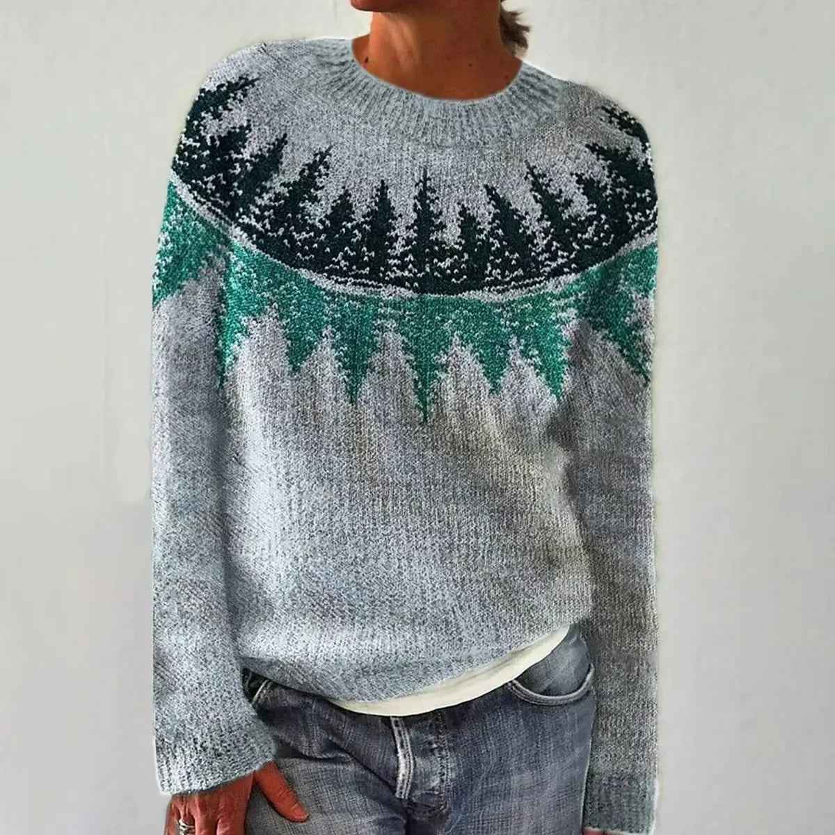 | Retro sweater in warm material