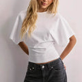 Round Neck Wide Sleeve Tee
