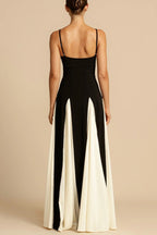Elegant Panelled Slip Party Dress