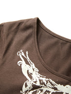 Justice Goth Punk Long Sleeve Tee