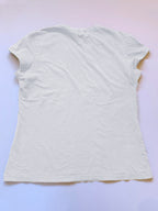 Solid Crew Neck Cropped Short Sleeve Tee
