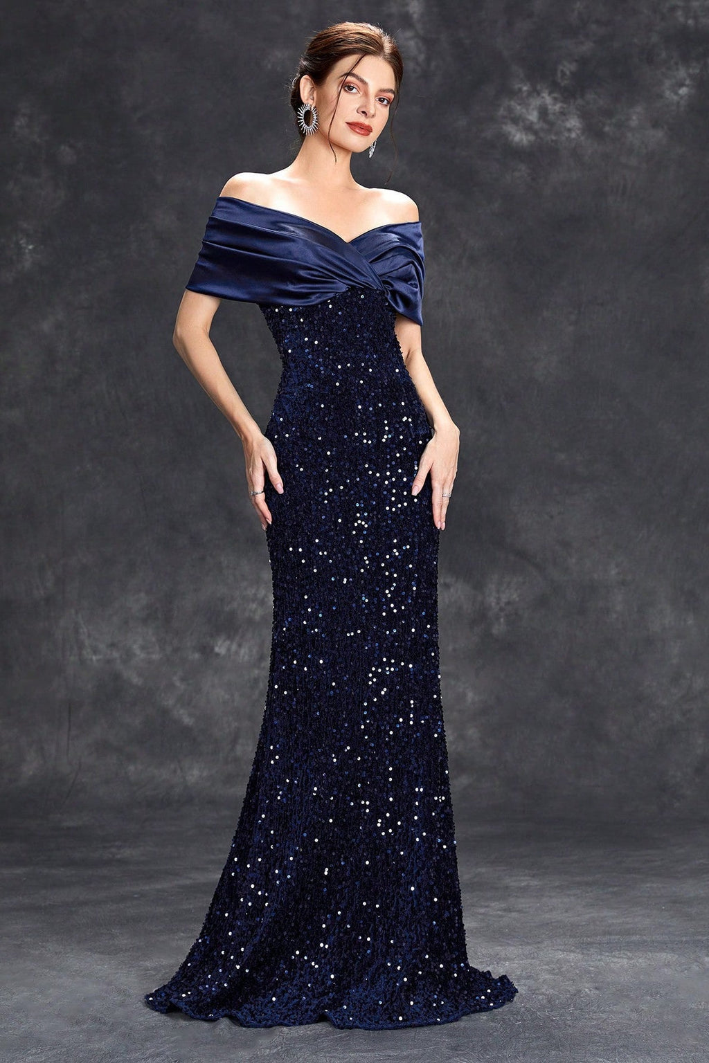 Sexy Slit Bodycon Gown Prom Dress