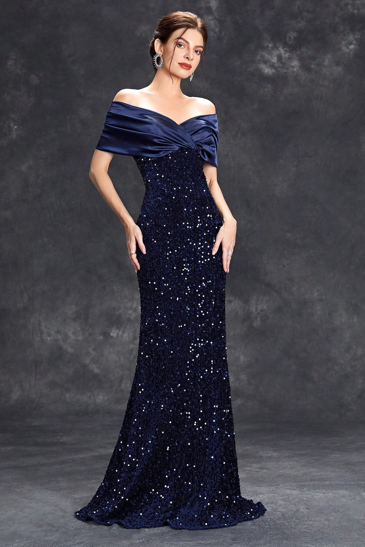 Sexy Slit Bodycon Gown Prom Dress