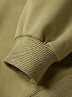 Letter Embroidery Drawstring Oversized Hoodie