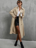 | Long casual winter trench coat