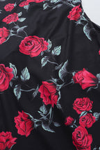 Square Neck Floral Cami Party Dress