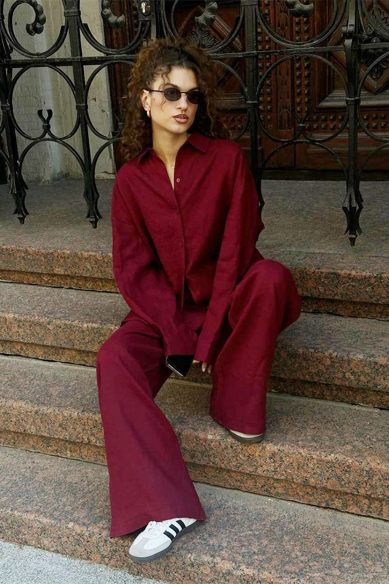 Oversized Long Sleeve Blouse