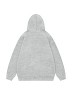 Vintage Star Print Oversized Hoodie
