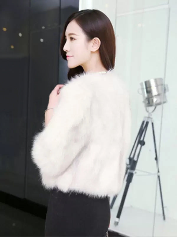 Faux Fur Jacket For Women Winter 2026 Short Eco-friendly Fur Coat