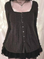 Sweet Style Lace Stitching Cardigan