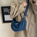 Denim Adjustable Strap Crossbody Shoulder Bag