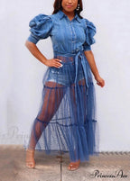Denim Charming Tassel Shorts