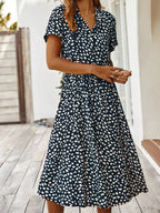 Sarah Minimalist Vintage Dress Chic Silhouette Collection