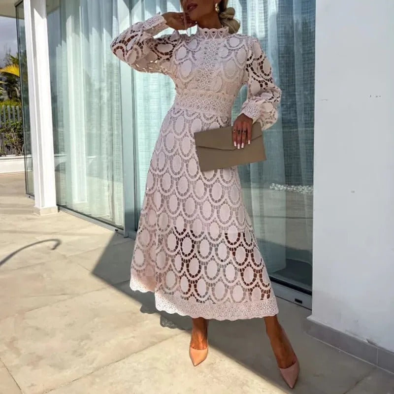 Alba Minimalist Lace Dress Boutique Collection