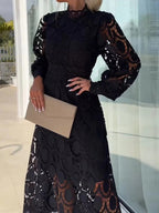 Alba Minimalist Lace Dress Boutique Collection