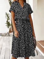 Sarah Minimalist Vintage Dress Chic Silhouette Collection