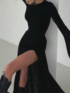 Fashionable Temperament Slim Fit Maxi Dresses