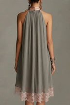 La Vie En Rose Pleated Mini Dress