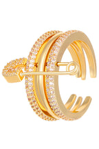 Fashionable Three-color Ring with Detachable Needle Ring