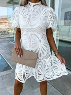 | Lace Midi Dress