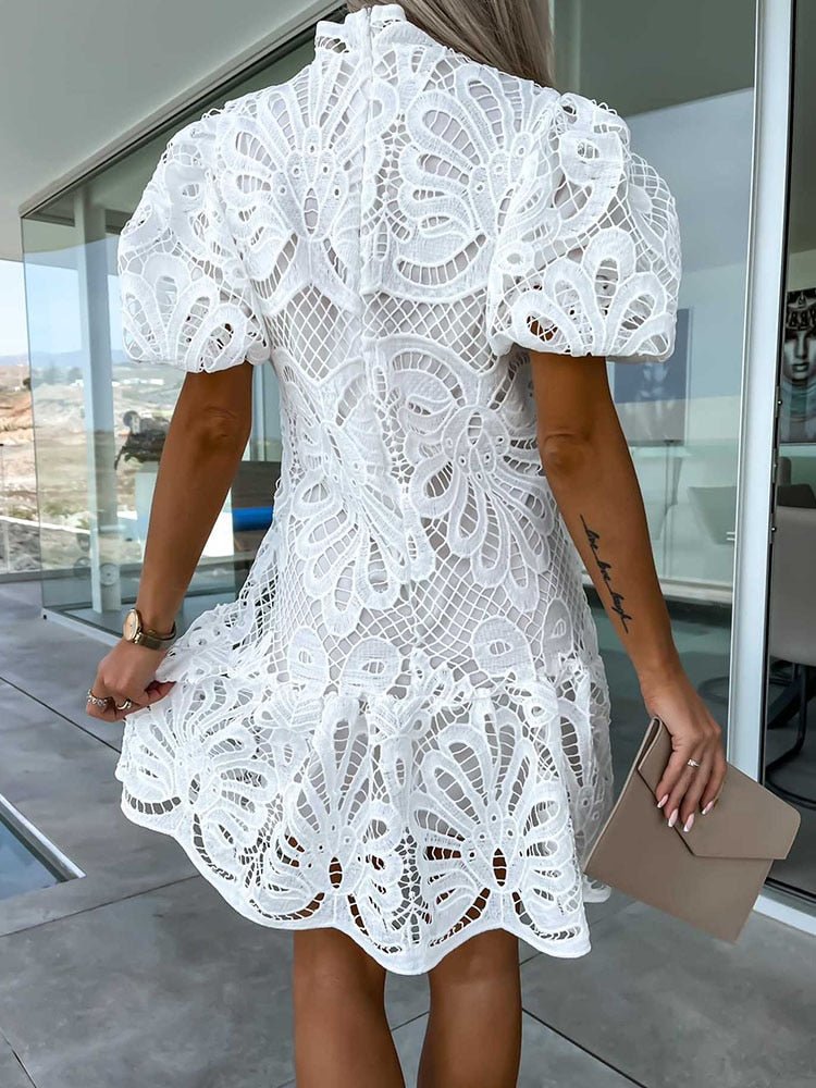 | Lace Midi Dress