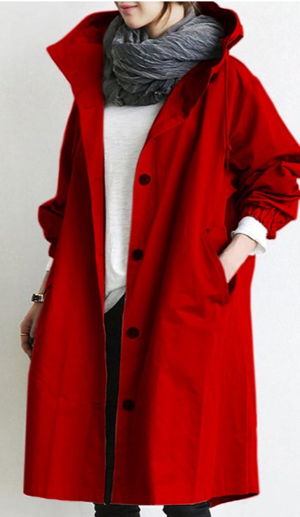 | Windproof and waterproof trench coat