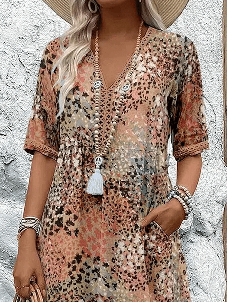 | Summer Dress in Ocean Breeze