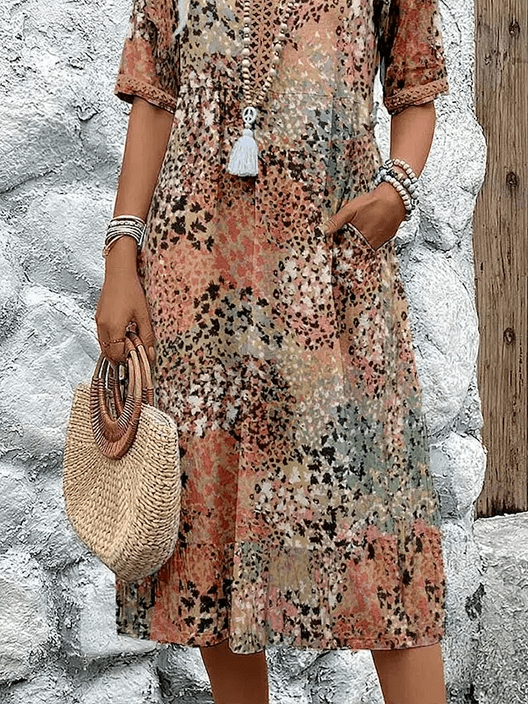 | Summer Dress in Ocean Breeze