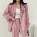| Women's Tailored Suit Set, Long Blazer