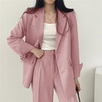 | Women's Tailored Suit Set, Long Blazer