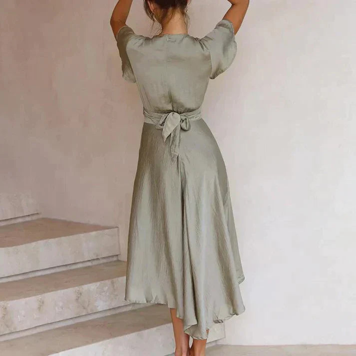 Martina Minimalist Long Dress for Women Designer Edit