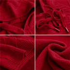 | Cable Knit Hoodie Sweater