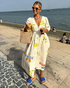 | Greek Pattern Dress